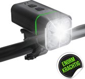 Activ24™ - Lampe de vélo LED très puissante - 2000 lumen - Qualité aluminium lourd - Rechargeable par USB - 2000LM
