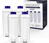 4 stuks - DeLonghi waterfilter - Filter voor koffiemachine - Koffiefilter - Water - Kalkfilter - DLSC002