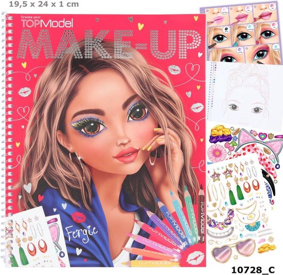 Afbeelding van Top Model - Make-Up Design Book (0410728 ) speelgoed