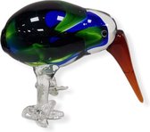 Glassculptuur Vogel Kiwi Muranostijl