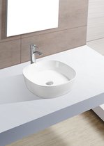 Klea Sofia Waskom Lavabo 44x44x13.5cm Porselein Wit