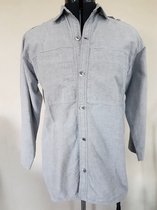 Blouse - overhemd - jongens - grijs - maat 164/170