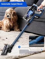 Proscenic P10 Pro accustofzuiger, draadloze stofzuiger met 25.000 Pa sterk zuigvermogen, gebruiksduur tot 50 minuten, auto-modus, afneembare accu