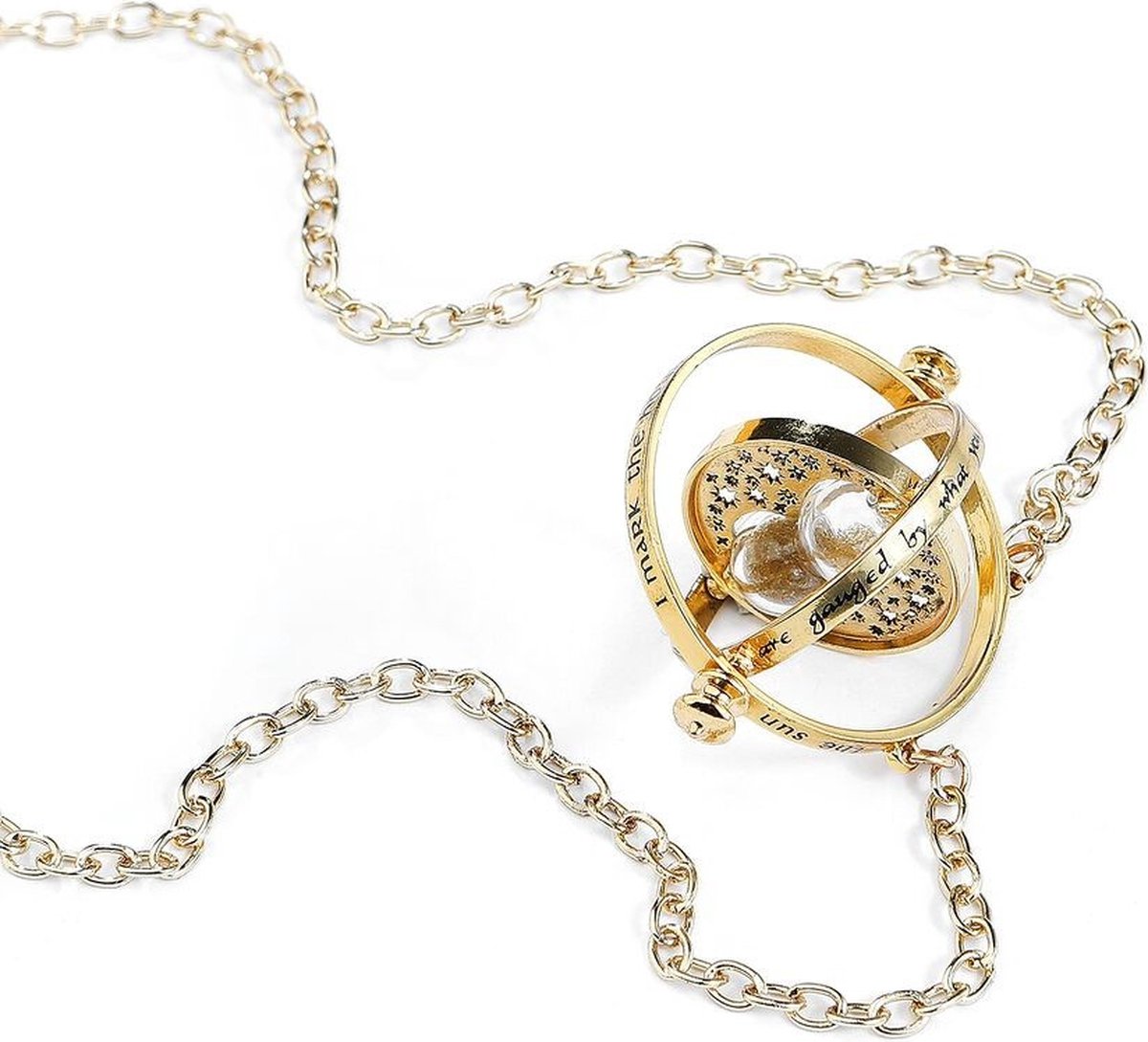 Noble Collection Harry Potter Time Turner ketting goudkleurig thumbnail 3