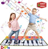 DePlay XL Piano Mat - Speelmat - Dansmat - Keyboard - Speelkleed Baby - Acht Instrumenten - Anti-slip