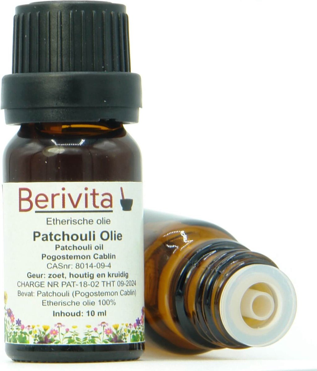 Goedkoopste Patchouli Olie 100 10ml - Etherische Olie van Patchouli Bladeren