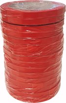 Ruban scellant sac / Ruban PVC / Ruban scellant / Ruban scellant PVC rouge 9mm x 66 mètres (16 rouleaux)
