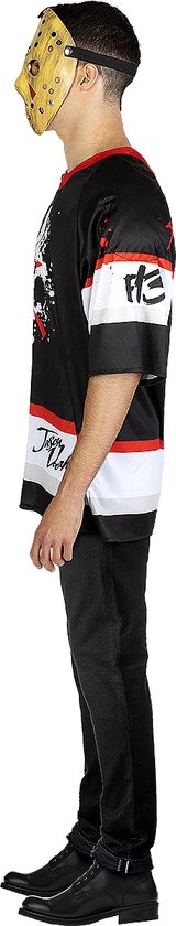 FUNIDELIA Déguisement de hockey Jason Vendredi 13 homme Vendredi 13 - Taille : XL - Zwart