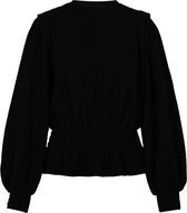 Pieces PCKaya LS Top Dames Top Black - Maat  L