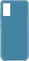 LuxeBass Hoesje geschikt voor Samsung Galaxy A51 Siliconen hoesje - Blauw - telefoonhoes - gsm hoes - gsm hoesjes