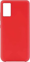 LuxeBass Hoesje geschikt voor Samsung Galaxy A51 siliconen hoesje - Rood - telefoonhoes - gsm hoes - gsm hoesjes