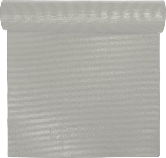 VirtuFit Premium Yoga Mat - Sportmat - Fitness mat - Anti-slip - Dik (4 mm)  - Natural Grey