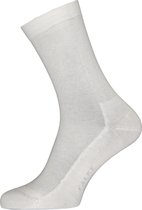 FALKE Family grondstofvriendelijk zacht zonder motief duurzaam ondoorzichtig mid-rise Duurzaam Katoen Wit Dames sokken - Maat 39-42