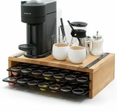 Industrial Living Koffie Capsulehouder - Cuphouder voor Nespresso Vertuo Cups - Met Lade - Groot - 70 Capsules - Hout