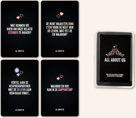 Relationeschap Kaartspel - Interactief Relatiespel Voor Koppels Met 50 Date Ideeën, Romantisch Cadeau Voor Valentijn & Date Night