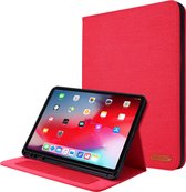 Case2go - Tablet hoes geschikt voor iPad Pro 2020 - 11 Inch - Book Case met Soft TPU houder - Rood