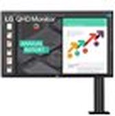 LG Ergo 27QN880 - LED monitor - 27" - 2560 x 1440 QHD @ 75 Hz - IPS - 350 cd/m² - 1000:1 - HDR10 - 5 ms - 2xHDMI, Displa