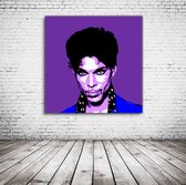 Pop Art Prince Poster in lijst - 90 x 90 cm en 2 cm dik - Fotopapier Mat 180 gr Framed - Popart Wanddecoratie inclusief lijst