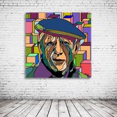 Pablo Picasso Pop Art Poster in lijst - 95 x 95 cm Fotopapier Mat 180 gr Framed - Popart Wanddecoratie
