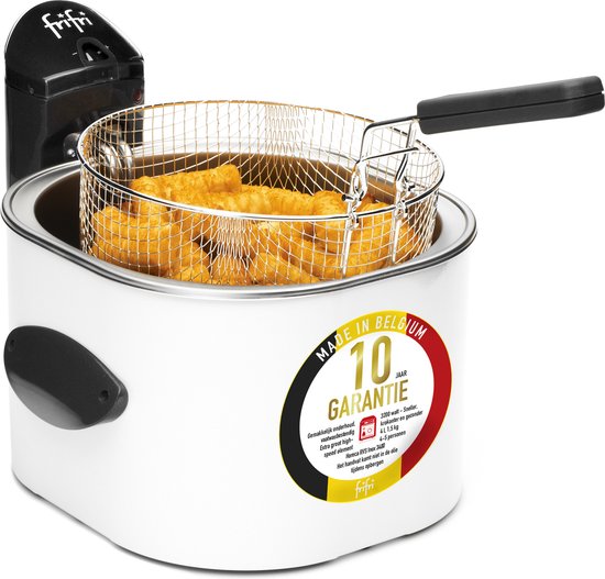 Frifri 1528 - Frituurpan - friteuse - 4 liter - koude zone - 3200 Watt - 1,5 kg friet - 10 jaar garantie