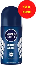 12 x NIVEA MEN Deodorant Protect & Care - 50 ml