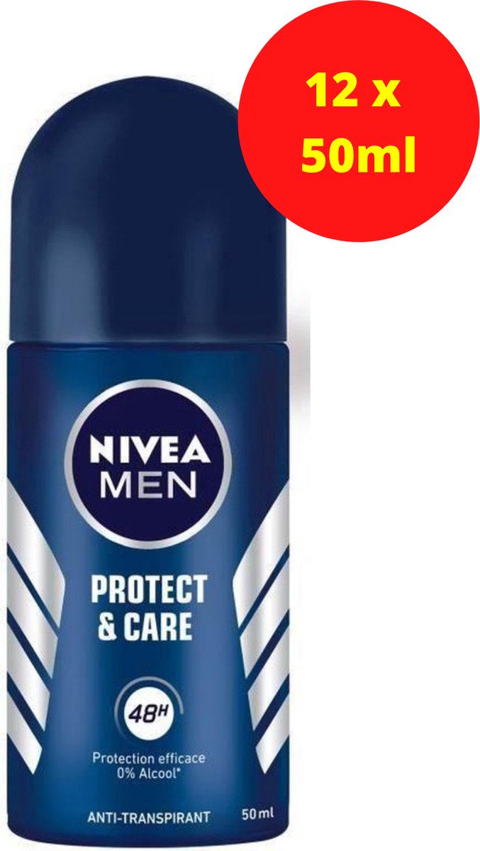 Goedkoopste 12 x NIVEA MEN Deodorant Protect & Care - 50 ml