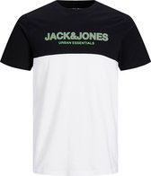 Jack & Jones Urban T-shirt - Mannen - zwart - lichtgrijs