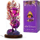 Ulif Beauty and the Beast Rose Cadeaus voor Vrouwen Verjaardag, Rose in Glazen Koepel voor Mam, Oma, Vrouwen, Moederdag, Valentijnsdag