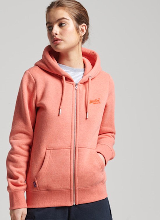 Superdry Sweat à capuche zippé avec logo Vintage pour femme