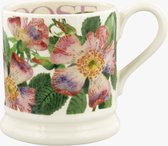 Emma Bridgewater Mug 1/2 Pint Flowers Dog Rose