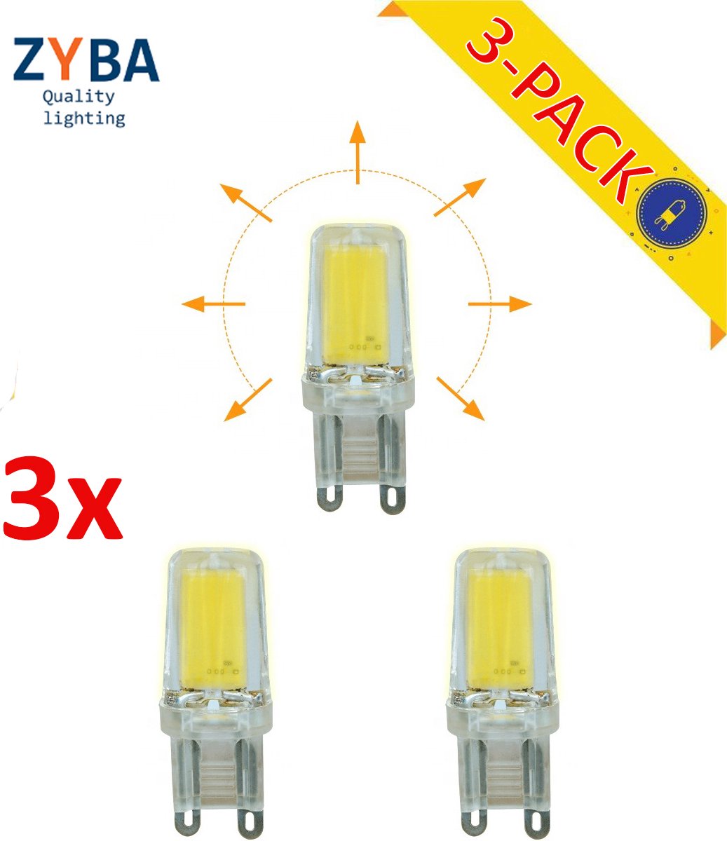 G9 led Mini lampjes ( 3 stuks), Meest compacte G9 steeklampjes.