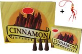 2 Pakjes - Wierook - Wierookkegeltjes - Kegeltjes - Kegels - Incense Cones - Kaneel - Cinnamon - 20 Kegeltjes + Gelukspoppetje