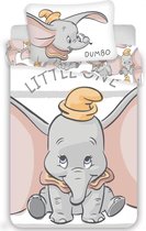 KD® - Disney Dumbo Baby Dekbedovertrek - 100 x 135 cm - Katoen
