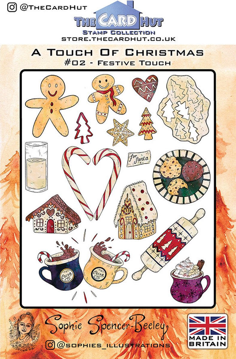 Festive Touch Clear Stamps (SSB005) (DISCONTINUED)