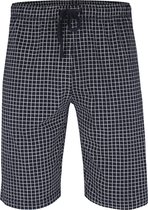 Ceceba heren pyjamabroek kort - donkerblauw met wit geruit - Maat: XL