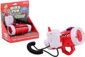 Brandweer Fietssirene met Licht en Geluid + Microfoon