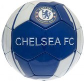 Chelsea FC Voetbal met Logo Maat 5 Zilver/Blauw