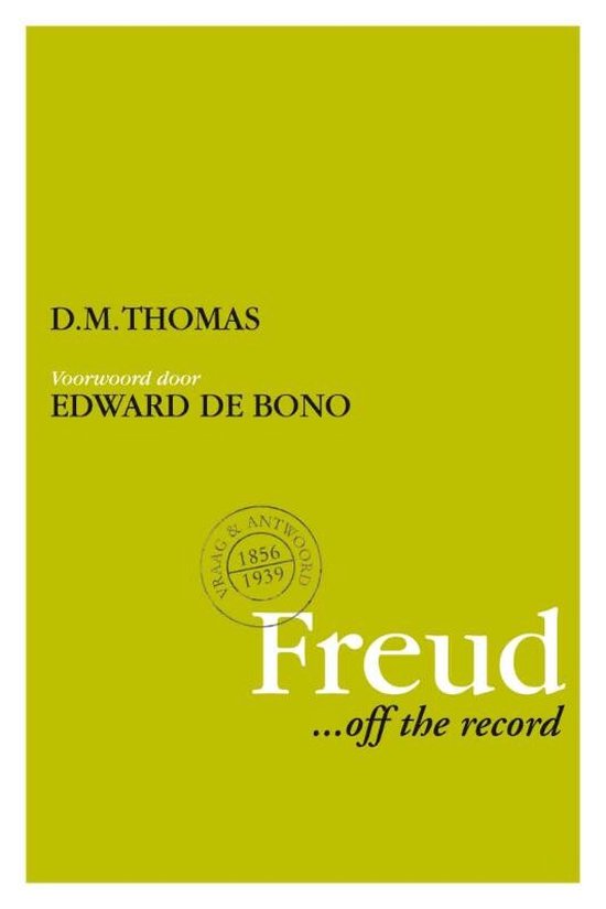 Cover van het boek 'Freud off the record' van D.M. Thomas