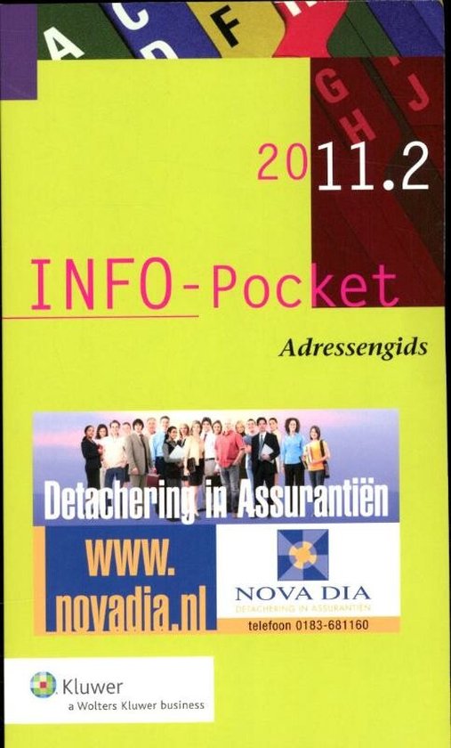 Cover van het boek 'INFO-Pocket Adressengids (incl. cd-rom), 2011 + cd-rom / druk 1'