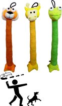 pluche werp dieren 60 cm- hondenspeelgoed- speelgoed hond- hondenspeeltjes