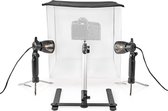 Nedis SKT010WT Led Fotostudioset 40 X 40 Cm 6500 K Opvouwbaar