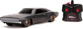 Jada Toys - Fast & Furious RC avec Dodge - 2,4 Ghz - Turbo - Fonction de charge USB - Voiture contrôlable