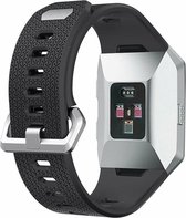 Luxe Siliconen Bandje voor FitBit Ionic – zwart