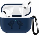 Case Cover Voor geschikt voor Apple Airpods Pro- Donkerblauw | Watchbands-shop.nl