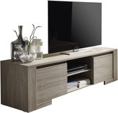 Tv-meubel Belma 181 cm - Grijs eiken