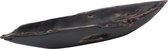 Schaal | polyester | bruin | 66.5x9.5x (h)18 cm