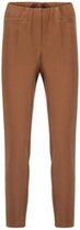 Sensia Mode Pantalon Penny - Elastieke band & Korte Lengtemaat - Cognac - maat 38