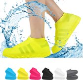 Doodadeals® Overschoenen Waterdicht - Geel - Maat M 35/39 - Siliconen Overschoenen - Overschoenen Zwembad - Schoenovertrek Herbruikbaar - Schoenbeschermers - Schoenhoesjes