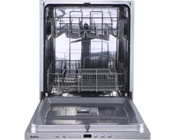 Amica ADF1222S - Inbouw Vaatwasser - 12 Bestekken - Zilver - 6 programma's - Halve ladingfunctie - Startuitstel - Hotair