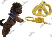 Hondenharnas | Puppy Tuigje | Geschikt voor teacup en toy breeds | Oker Geel | XXXS